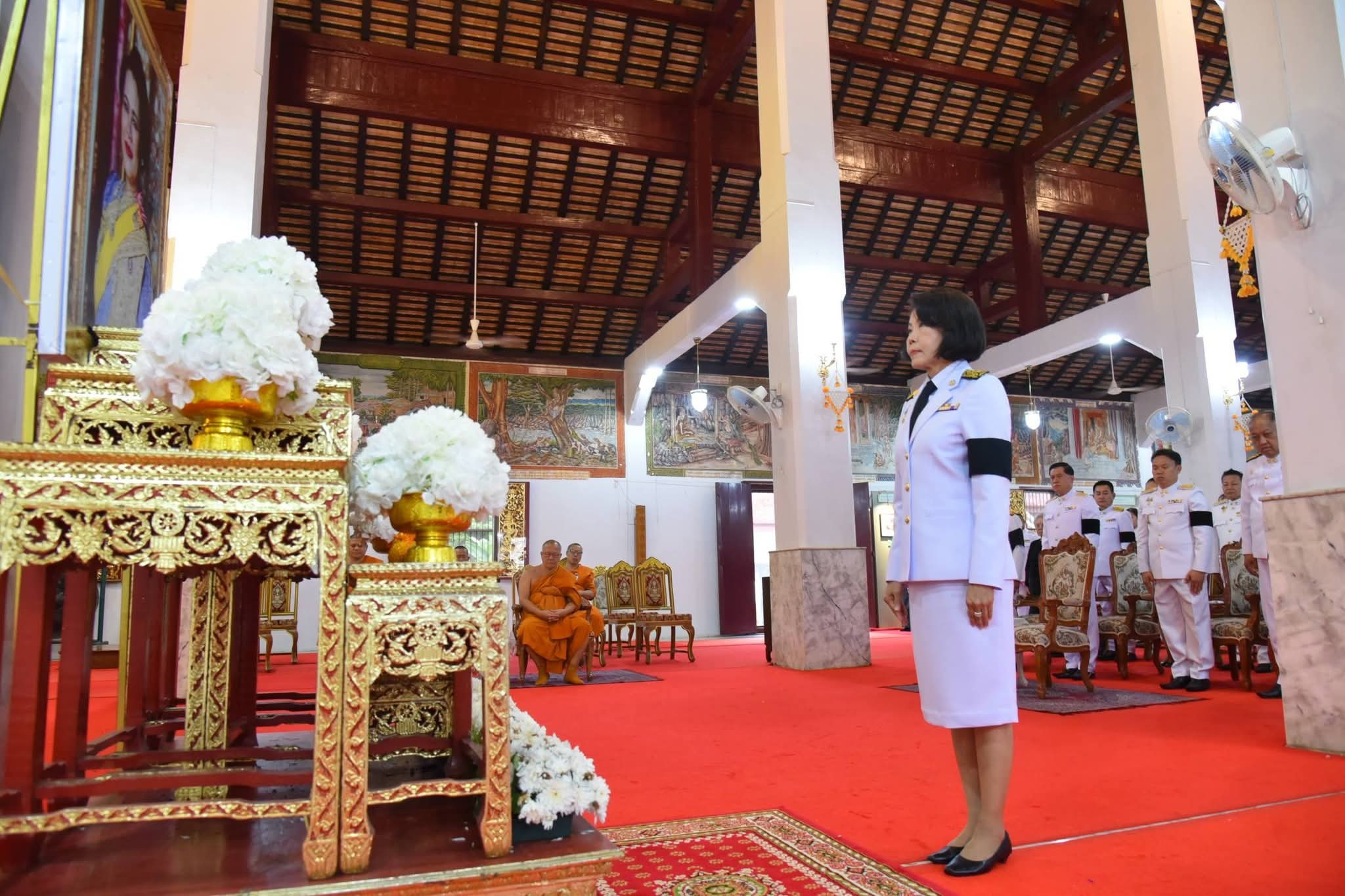 พิธีบำเพ็ญกุศลสวดอภิธรรม อุทิศถวายพระราชกุศลสมเด็จพระนางเจ้าสิริกิติ์ พระบรมราชินีนาถ พระบรมราชชนนีพันปีหลวง