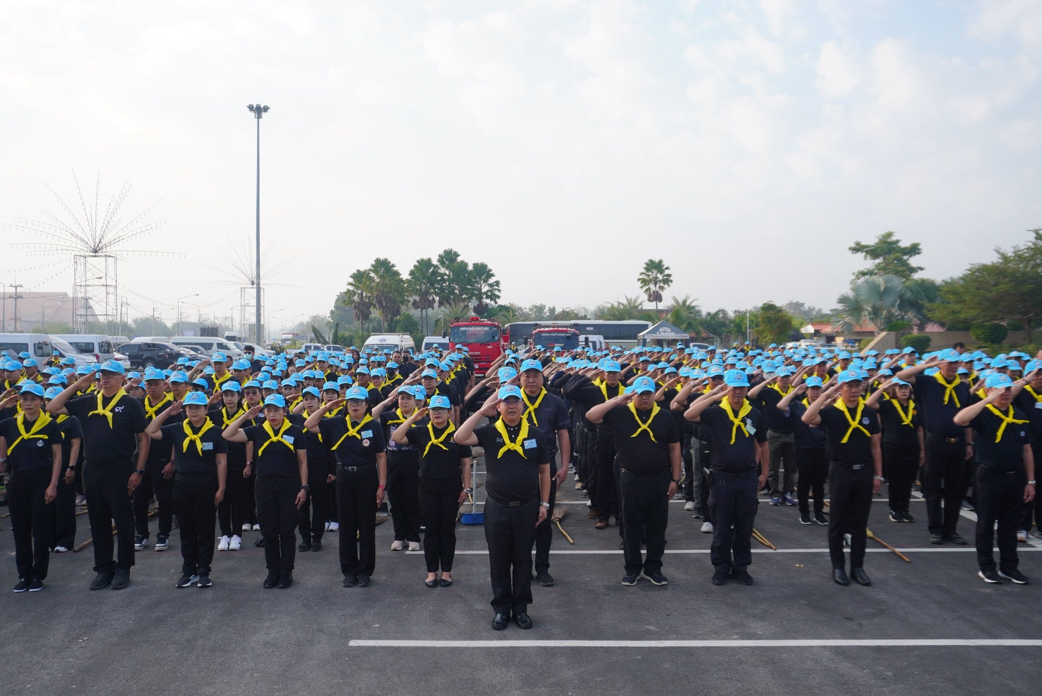 จังหวัดลำปาง จัดกิจกรรมจิตอาสาพัฒนา เนื่องในวันสมเด็จพระนเรศวรมหาราช (วันยุทธหัตถีและวันกองทัพไทย)