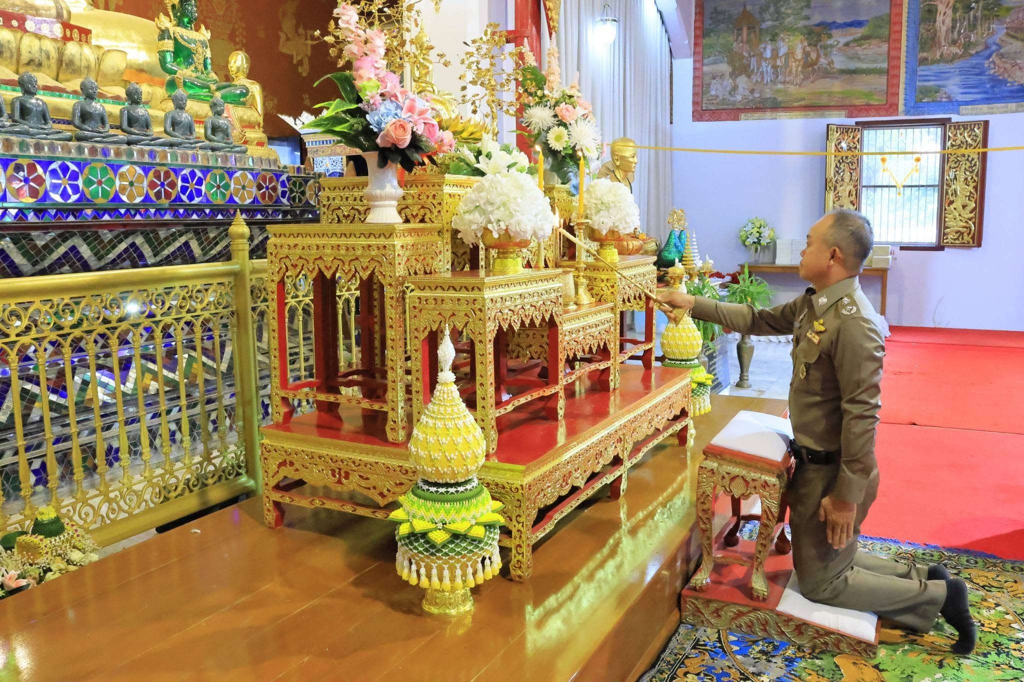 หน่วยงานตำรวจในพื้นที่จังหวัดลำปาง  ร่วมเป็นเจ้าภาพพิธีบำเพ็ญกุศลสวดพระอภิธรรม เพื่ออุทิศถวายพระกุศล แด่ สมเด็จพระเจ้าลูกเธอ เจ้าฟ้าพัชรกิติยาภา นเรนทิราเทพยวดี กรมหลวงราชสาริณีสิริพัชร มหาวัชรราชธิดา