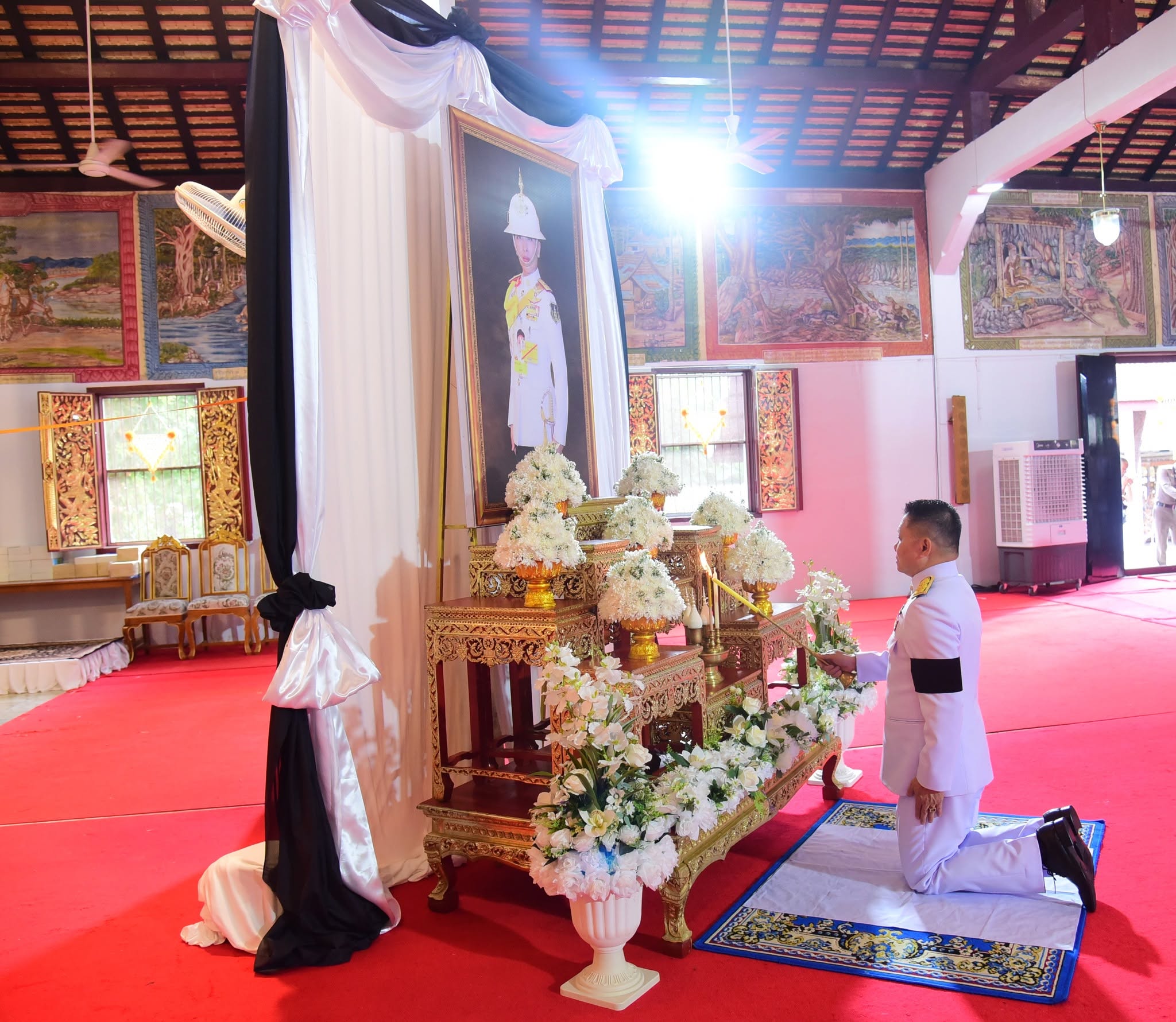 จังหวัดลำปาง จัดพิธีบำเพ็ญกุศล ในวาระครบ 7 วัน (สัตตมวาร) แห่งการสิ้นพระชนม์ ถวายเป็นพระกุศลแด่สมเด็จพระเจ้าลูกเธอ เจ้าฟ้าพัชรกิติยาภา นเรนทิราเทพยวดี กรมหลวงราชสาริณีสิริพัชร มหาวัชรราชธิดา