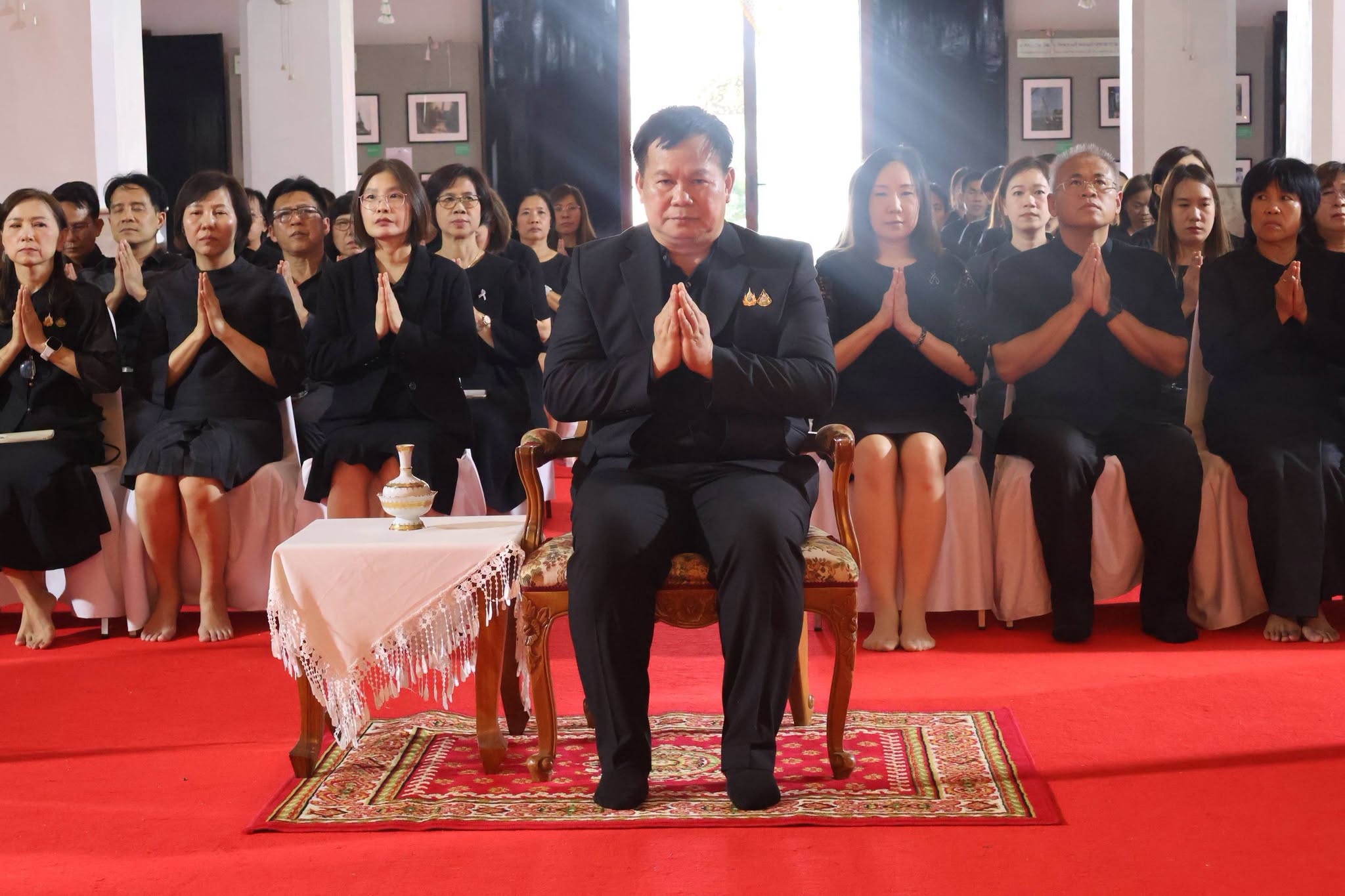พิธีบำเพ็ญกุศลสวดพระอภิธรรมถวายพระกุศลแด่ สมเด็จพระเจ้าลูกเธอ เจ้าฟ้าพัชรกิติยาภา นเรนทิราเทพยวดี กรมหลวงราชสาริณีสิริพัชร มหาวัชรราชธิดา